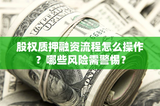 武汉股权质押融资流程怎么操作？哪些风险需警惕？