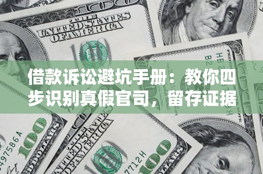 武汉借款诉讼避坑手册：教你四步识别真假官司，留存证据不踩雷