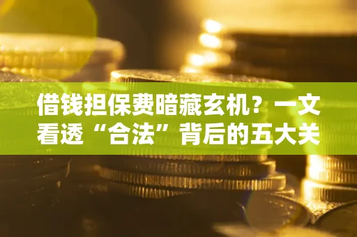 武汉借钱担保费暗藏玄机？一文看透“合法”背后的五大关键陷阱