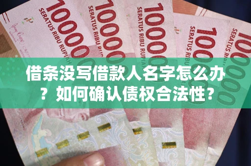 武汉借条没写借款人名字怎么办？如何确认债权合法性？