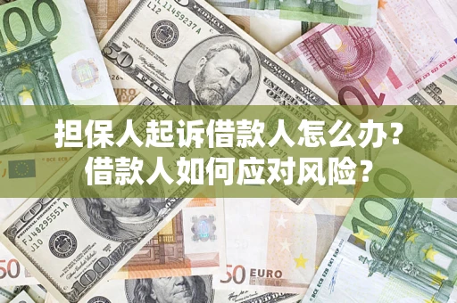 武汉担保人起诉借款人怎么办？借款人如何应对风险？