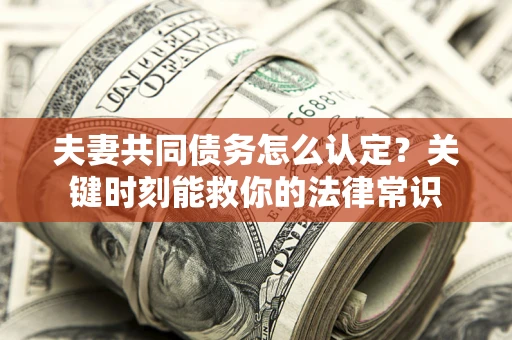 武汉夫妻共同债务怎么认定？关键时刻能救你的法律常识