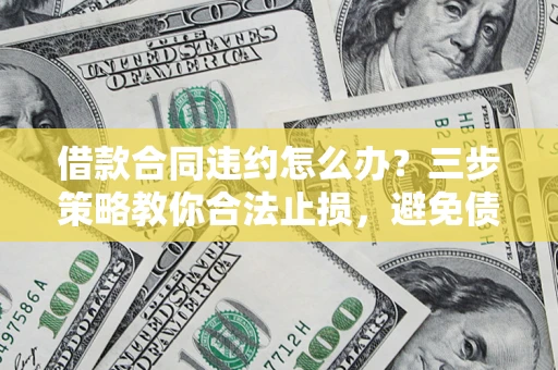武汉借款合同违约怎么办？三步策略教你合法止损，避免债务危机升级