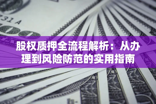 武汉股权质押全流程解析：从办理到风险防范的实用指南