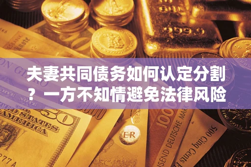 武汉夫妻共同债务如何认定分割？一方不知情避免法律风险必看！